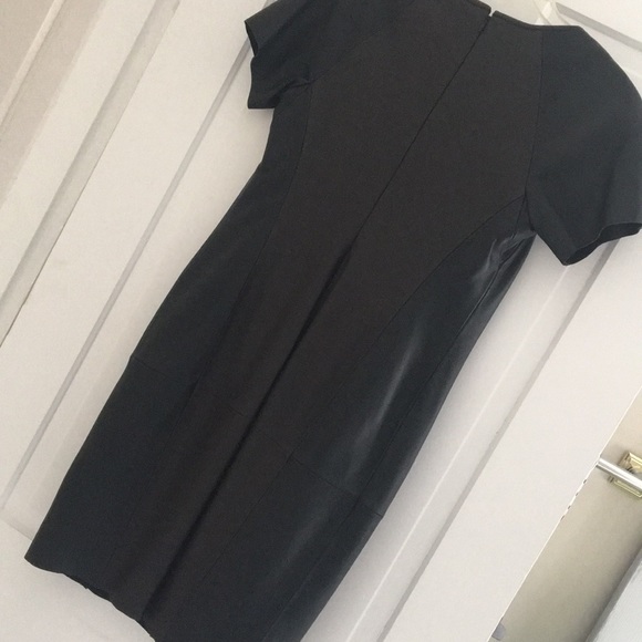 ETCETERA • Stunning Black Leather CARLISLE Dress - Picture 12 of 16